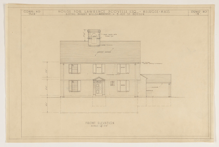 Lawrence Scovelle house, Melrose, Mass.