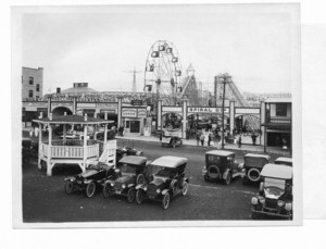 Amusement park and bandstand, Salisbury Beach, Mass., 1910