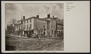 Washington, corner Warren Street, Roxbury, 1869