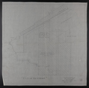 F.S.D. of Ell Cornice, Drawings of House for Mrs. Talbot C. Chase, Brookline, Mass., Dec. 3-6, 1929