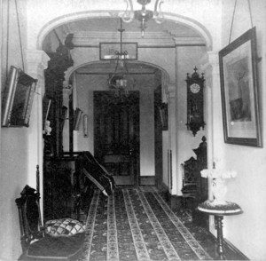 A.B. Lovell House, Location Unknown, Possibly Shrewsbury, Mass.[?], Corridor..
