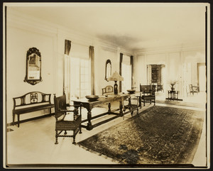 F.L. Higginson House, Wenham, Mass., possibly living room