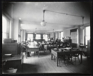 Boston School of Filing, school room, 80 Boylston Street