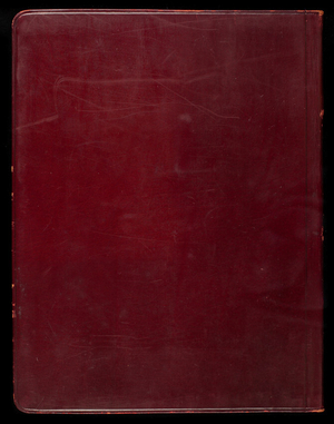 Thomas Lincoln Casey Diary, 1888-1889, 32, back cover