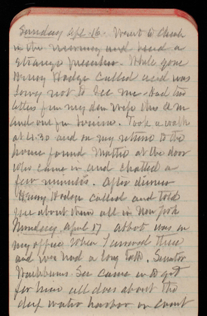 Thomas Lincoln Casey Notebook, February 1893-May 1893, 71, Sunday April 16