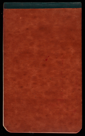 Thomas Lincoln Casey Notebook, September 1888-November 1888, 98, back cover