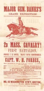 Major Gen. Banks's Grand Expedition!: 2d Mass. Cavalry!