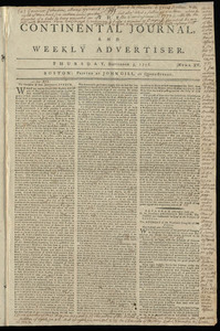 The Continental Journal and Weekly Advertiser, 5 September 1776