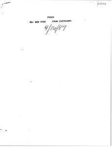 Fax from Laurie Roggenburk to H. Richard Isaacson