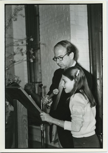 Calvin Trillin and daughter
