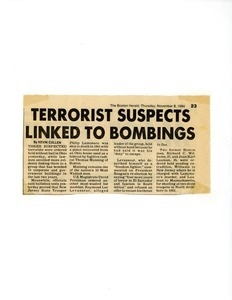 Terrorist suspects linked to bombings