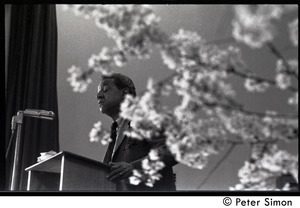 Unidentified speaker at the Martin Luther King memorial service