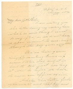 Letter from Frank F. Newth to Letitia Crane