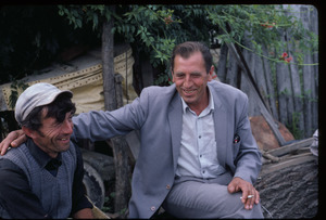 Majstor Milan with villager