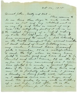 Letter from Brainerd Taylor to James B. Taylor and Harriet M. Taylor