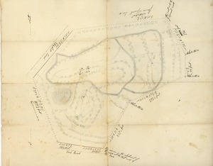 Plan of land surveyed for a burial ground