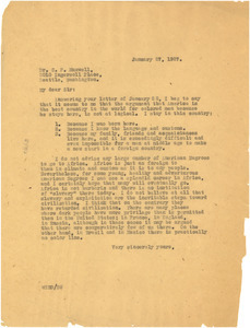 Letter from W. E. B. Du Bois to C. F. Maxwell