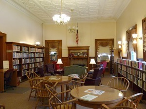 Adams Free Library: Public area