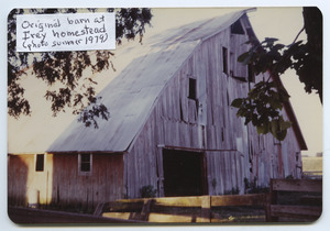 Barn at the Irey homestead