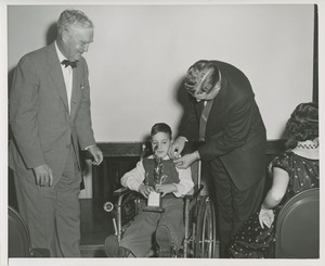 Bruce Barton, Joseph Mastrovito, and Dorothy Donnelly at the Three to Make Ready premier