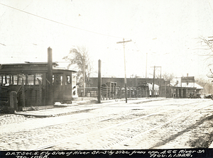 Easterly side of River Street- southerly view from opposite 466 River Street