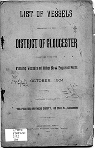 List of vessels belonging to the district of Gloucester (1904)
