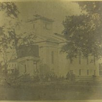 Congregational church after tornado of 1871
