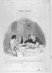 En voilà un genre agréable ! monsieur s'amuse à lire le soir et il s'endort; quand il se réveille il prend son livre; à quatre heures il revient de son bureau, il me demande son volume, et il prétend que rien ne m'amuse.