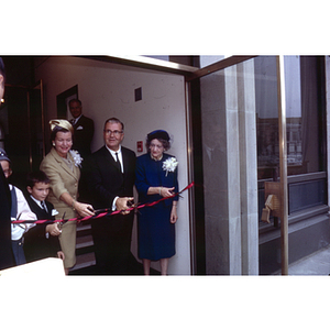 Ribbon Cutting, Speare Hall, 1964