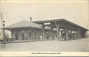 Boston and Maine station, Reading, Mass.