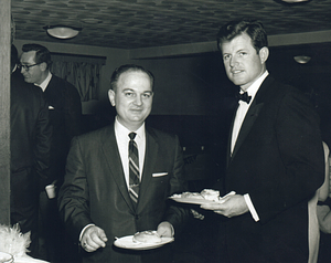 Charles Santos Jr. with Edward Kennedy
