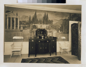 Dining room, Hamilton House, South Berwick, Maine