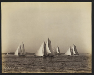 Fleet Entering Newport Harbor