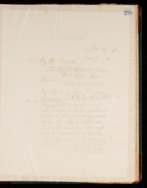 Thomas Lincoln Casey Letterbook (1888-1895), Thomas Lincoln Casey to [illegible], June 17, 1892