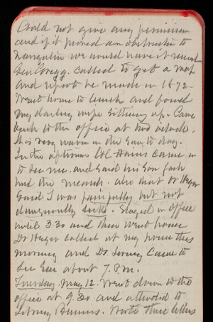 Thomas Lincoln Casey Notebook, February 1890-May 1891, 87, could not give any permission