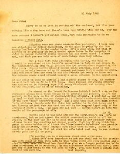 Letter from Charles L. Whipple to John F. Ryan
