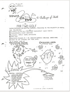 Proposal for a par two golf course concept