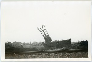 Rail line wreckage, Thái Bình