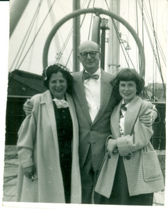 Carl and Nettie Halpern with daughter Helen on the Crna Gora
