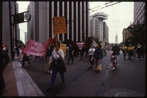 Peace and anti-Imperialist marchers in the San Francisco Pride Parade, Lesbians and Gays Against Intervention in Latin America
