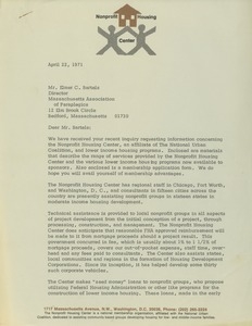 Letter from Larry M. Lefkowitz to Elmer C. Bartels