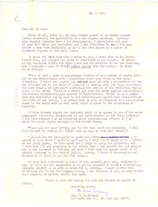 Letter from Barbara Lindsay to W. E. B. Du Bois