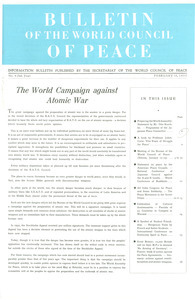 Bulletin of the World Council of Peace, number 4