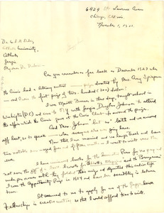 Letter from Marita Bonner Occony to W. E. B. Du Bois - Digital Commonwealth