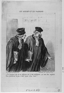 - Ne manquez pas de me répliquer, moi je vous rerépliquerai ... ça nous fera toujours deux plaidoiries de plus à faire payer à nos cliens!...