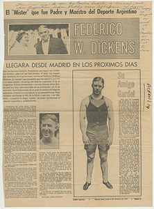 Fred W. dickens will arrive from Madrid in the next few days (October 4, 1965)