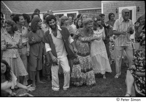 My Wedding: Andrea Simon, center, dancing with Ronni Berman Simon and Ram Dass at right