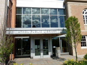 Athol Public Library: side entrance