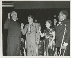 Colonel John N. Smith and clients at Sadie Hawkins Day dance