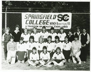 1984-1985 Team Photo of Springfield College Field Hockey Team